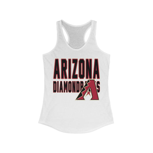 Arizona Diamondbacks Bold Print Racerback Tank Top