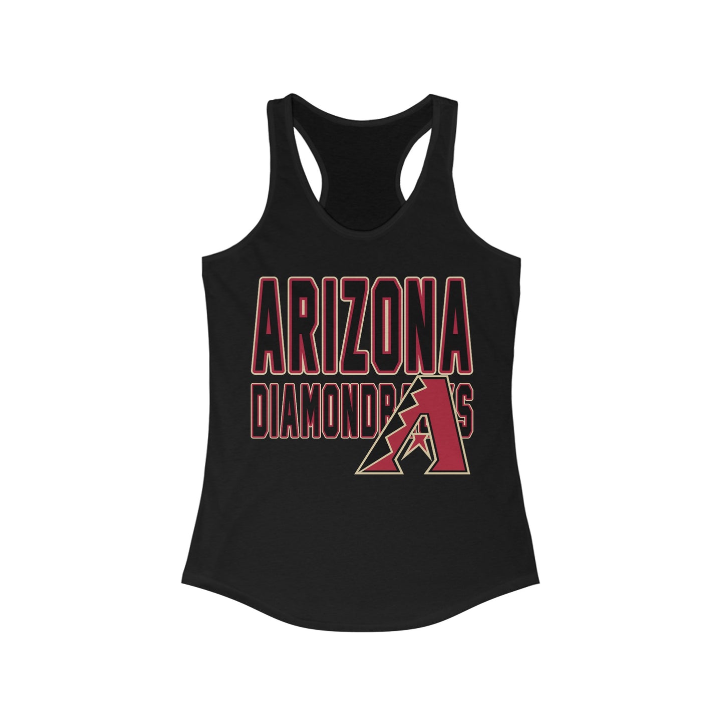 Arizona Diamondbacks Bold Print Racerback Tank Top