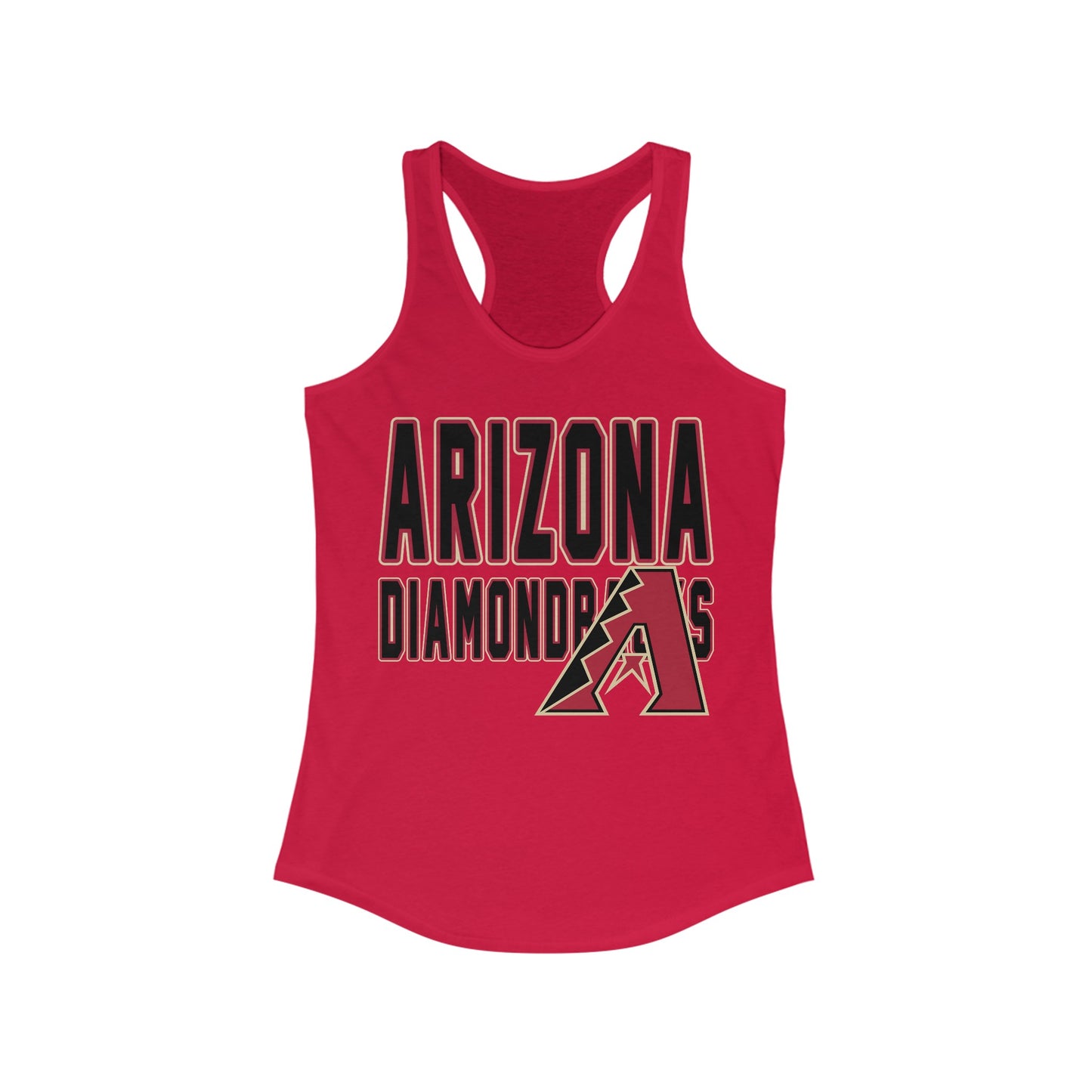 Arizona Diamondbacks Bold Print Racerback Tank Top