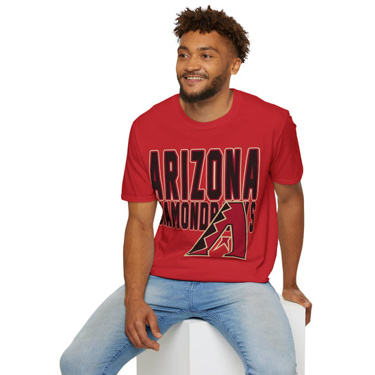 Arizona Diamondbacks Bold Print Unisex Softstyle T-Shirt